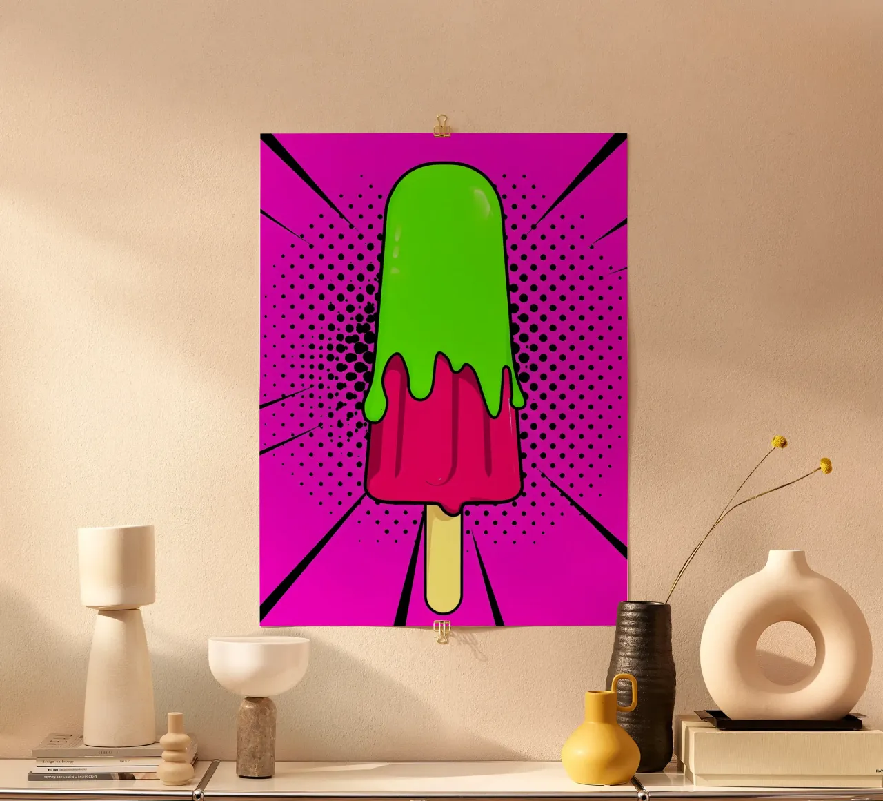 Popsicle - Pop Art carta hahnemühle da ColorCrash Gallery