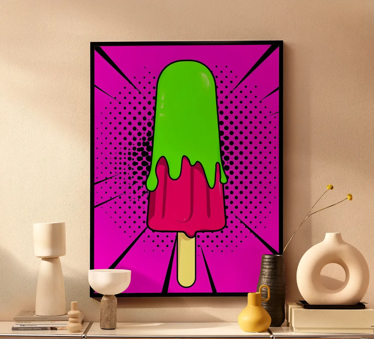 Popsicle - Pop Art carta hahnemühle da ColorCrash Gallery