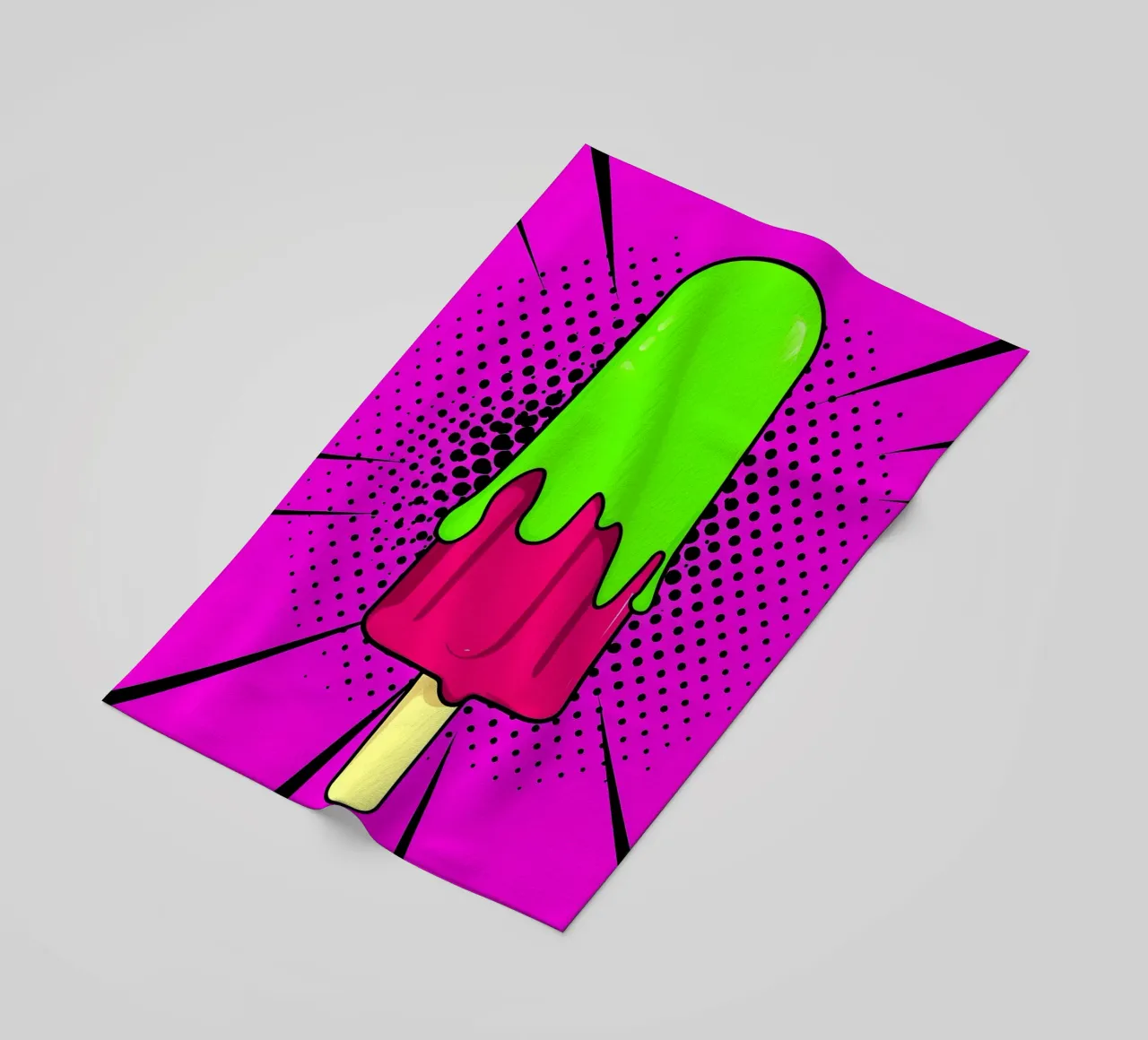 Popsicle - Pop Art telo mare da ColorCrash Gallery