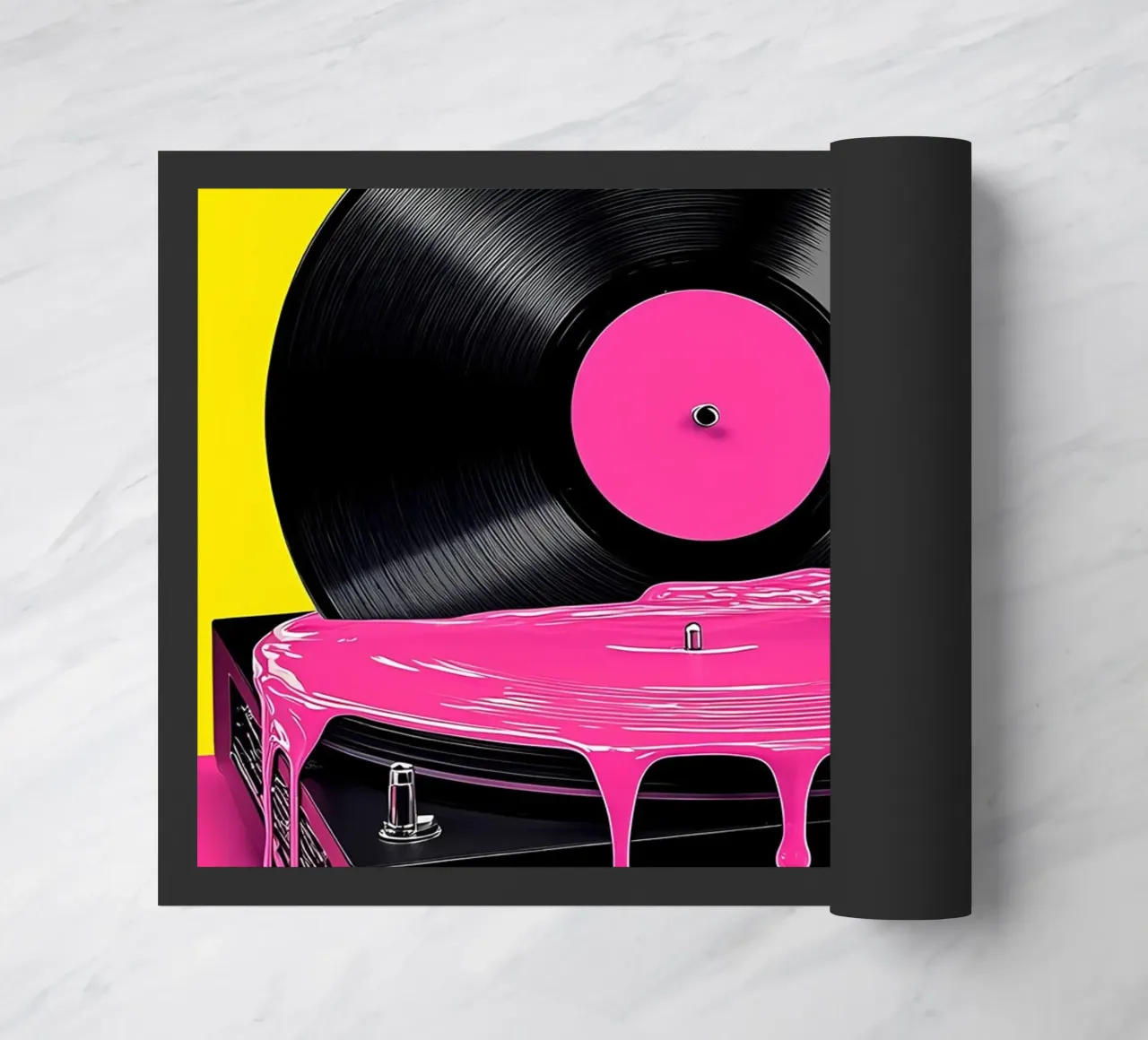 Lettore di dischi in vinile Pop Art zerbino da ColorCrash Gallery