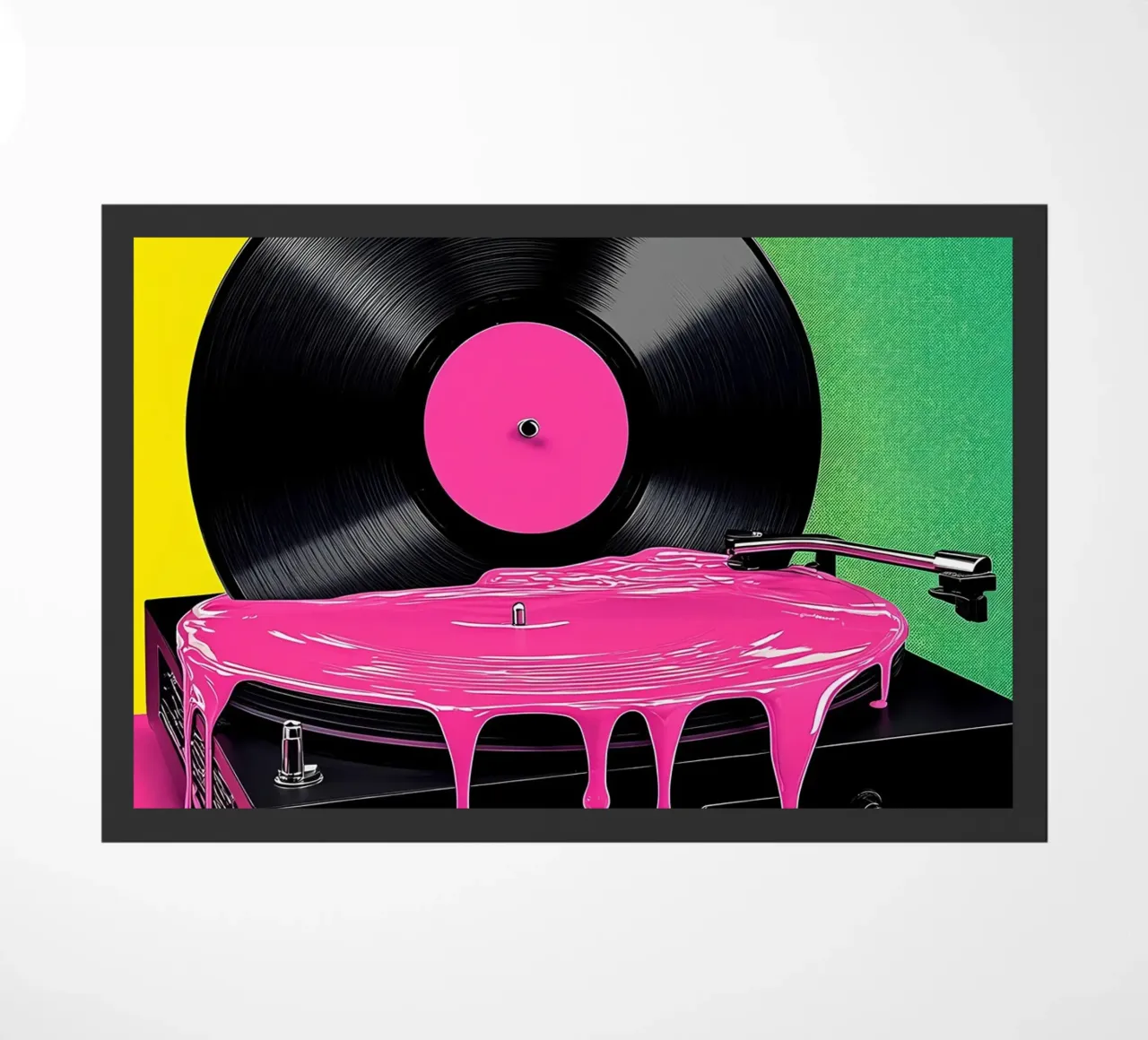Lettore di dischi in vinile Pop Art zerbino da ColorCrash Gallery
