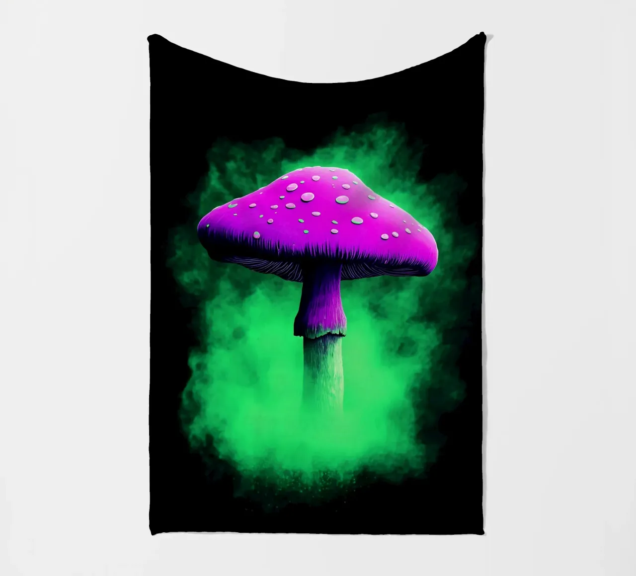 Fungo - Pop Art coperta in pile da ColorCrash Gallery