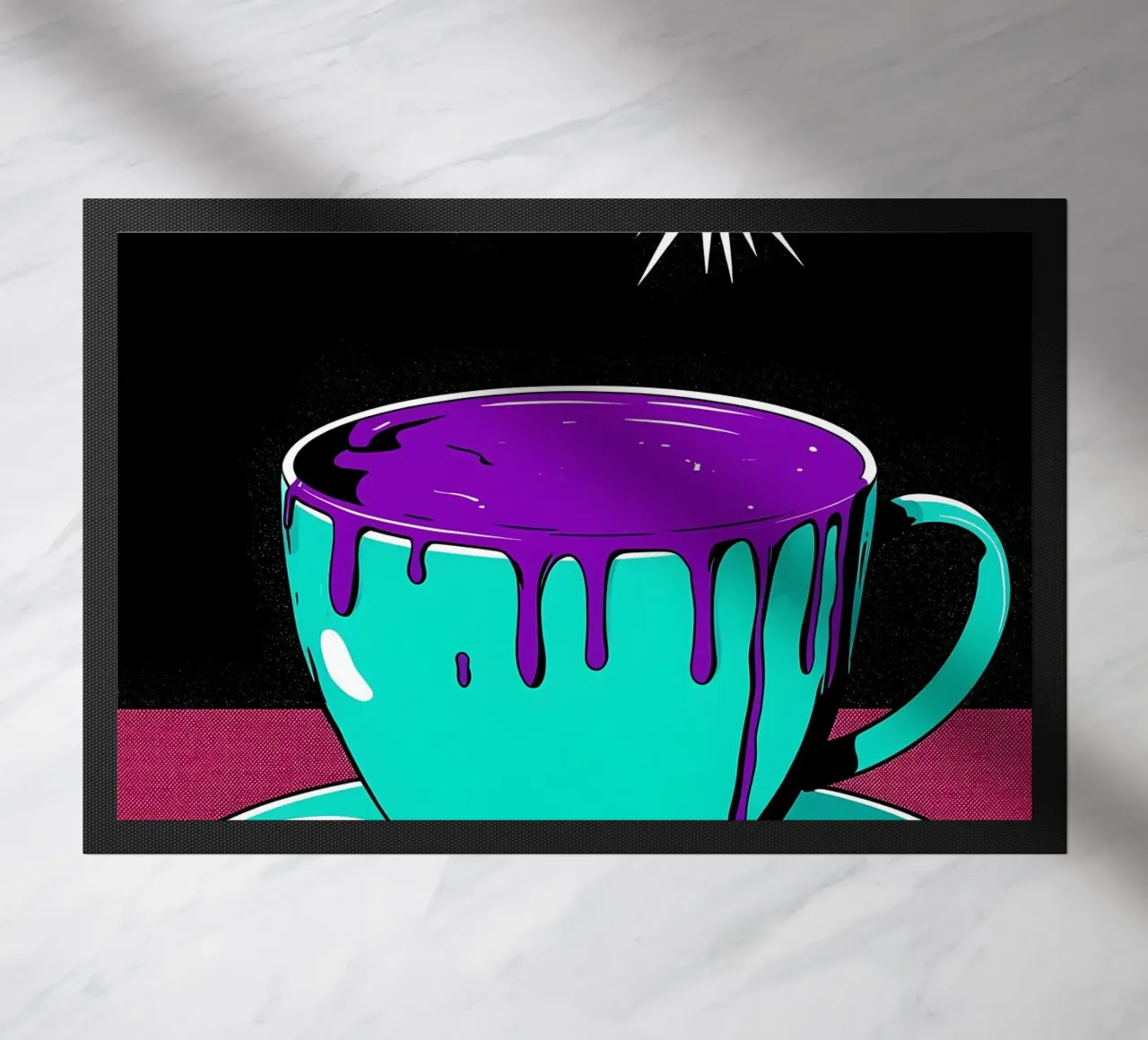 Coffee Mug - Pop Art doormat by ColorCrash Gallery