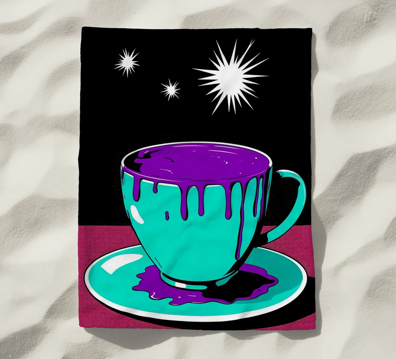 Tazza da caffè - Pop Art telo mare da ColorCrash Gallery