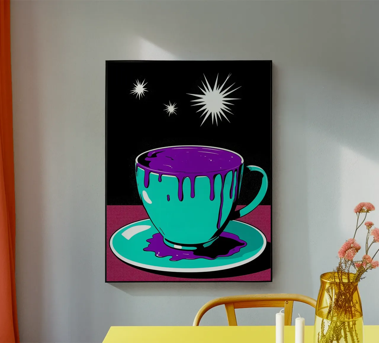 Tazza da caffè - Pop Art plexiglass da ColorCrash Gallery