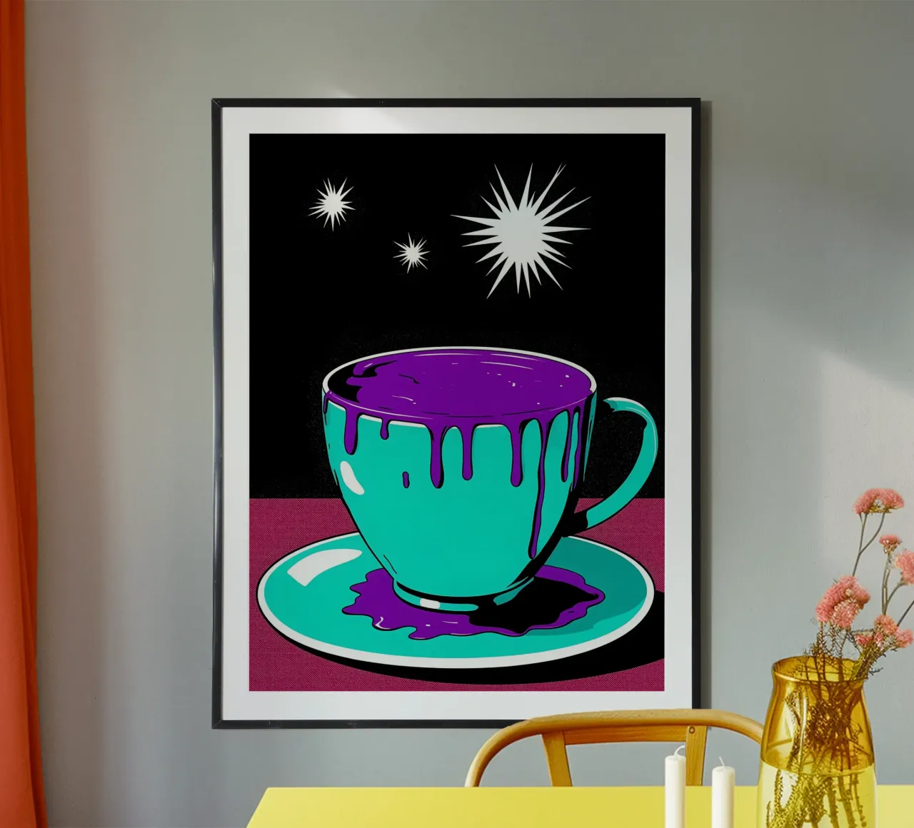Tazza da caffè - Pop Art carta hahnemühle da ColorCrash Gallery
