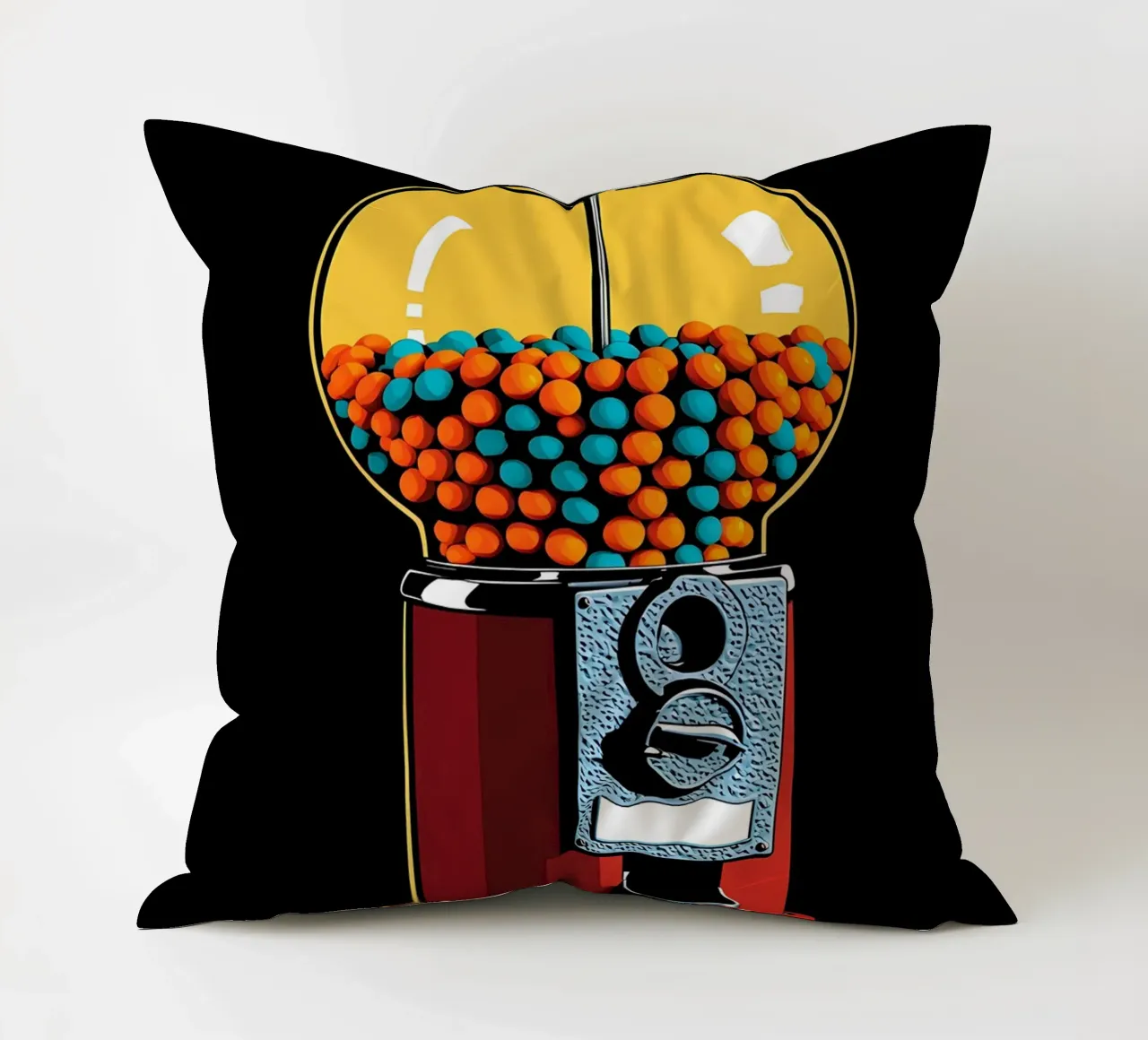 Macchina delle gomme - Pop Art cuscino da ColorCrash Gallery