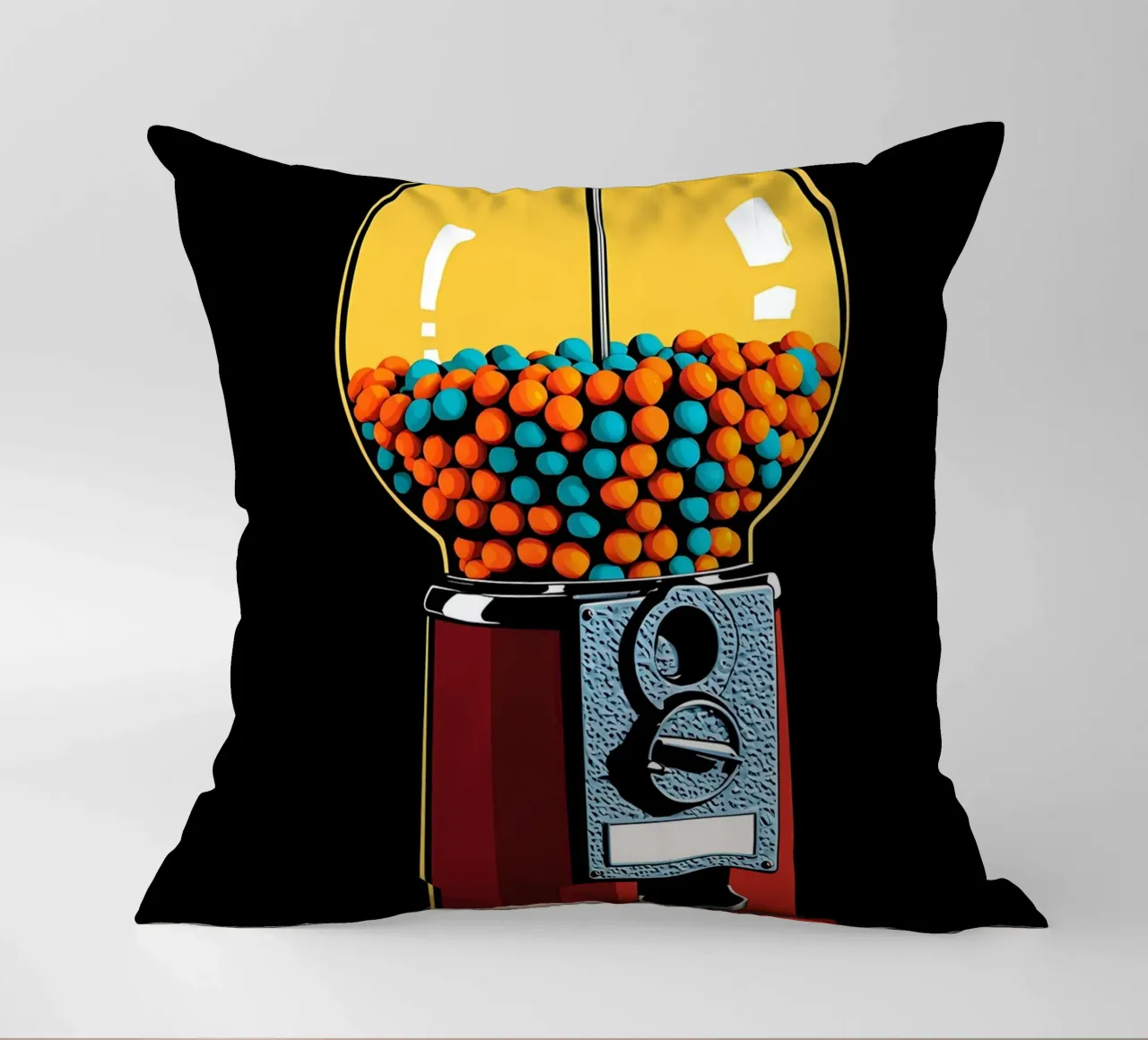 Macchina delle gomme - Pop Art cuscino da ColorCrash Gallery