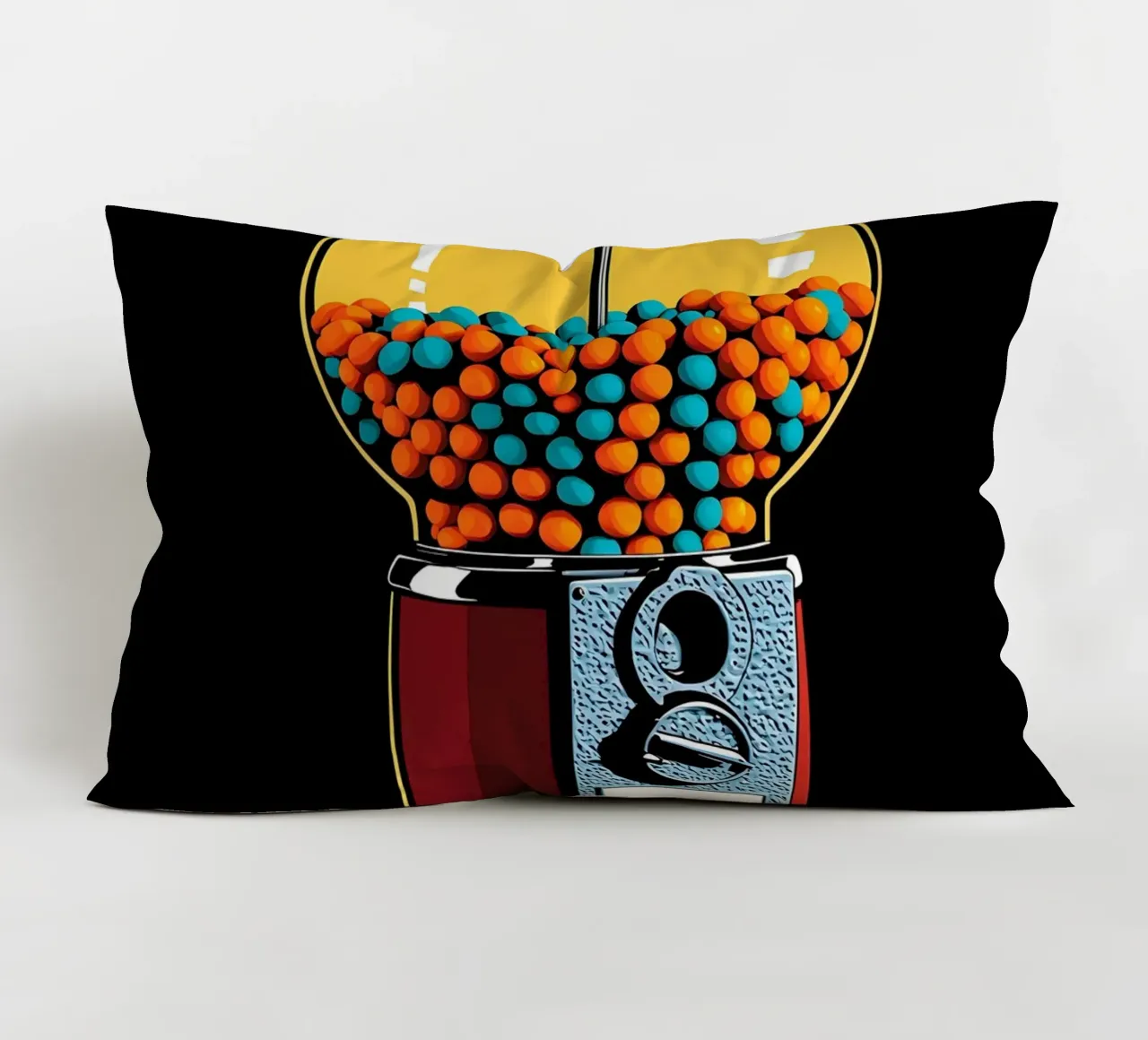 Macchina delle gomme - Pop Art cuscino da ColorCrash Gallery