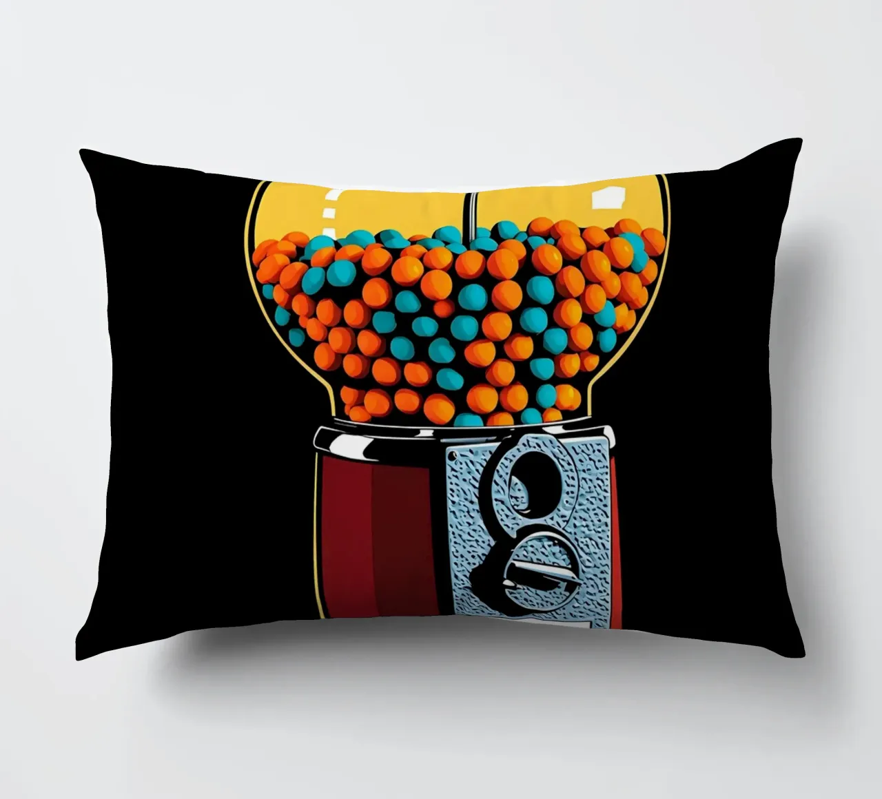 Macchina delle gomme - Pop Art cuscino da ColorCrash Gallery