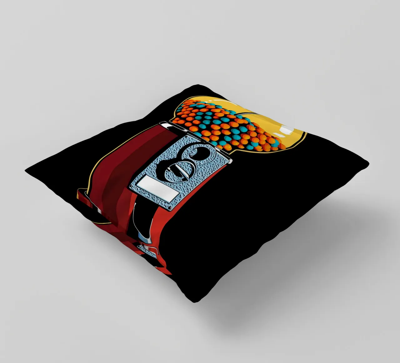 Macchina delle gomme - Pop Art cuscino da ColorCrash Gallery