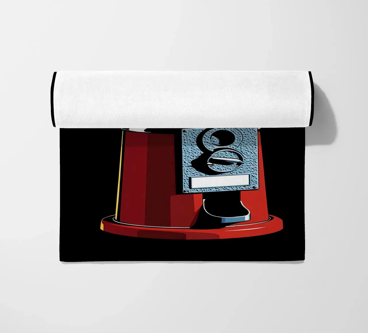 Macchina delle gomme - Pop Art telo mare da ColorCrash Gallery