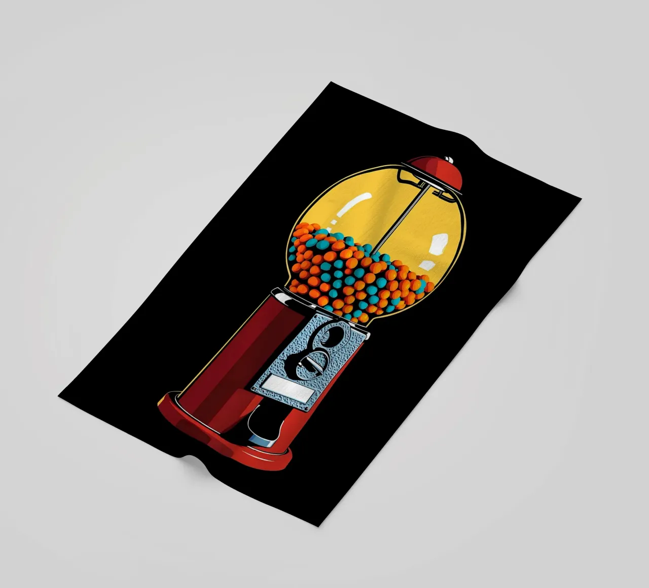 Macchina delle gomme - Pop Art telo mare da ColorCrash Gallery