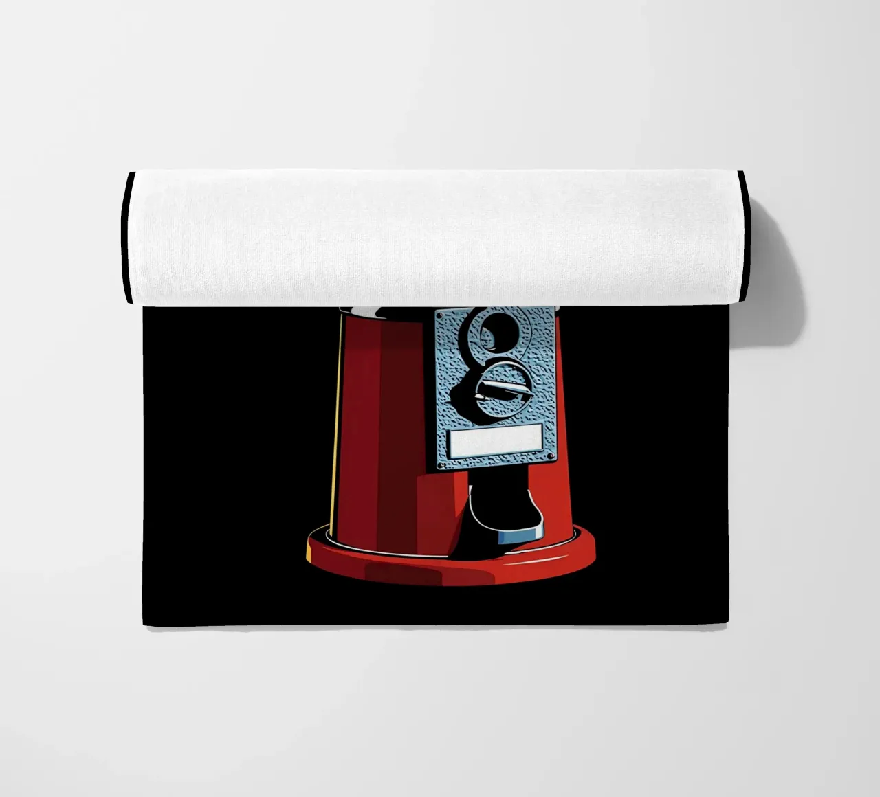 Macchina delle gomme - Pop Art telo mare da ColorCrash Gallery