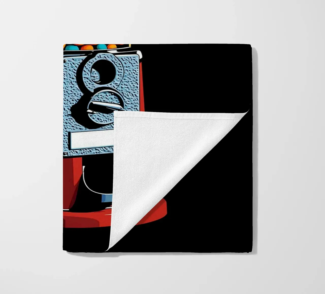 Macchina delle gomme - Pop Art telo mare da ColorCrash Gallery