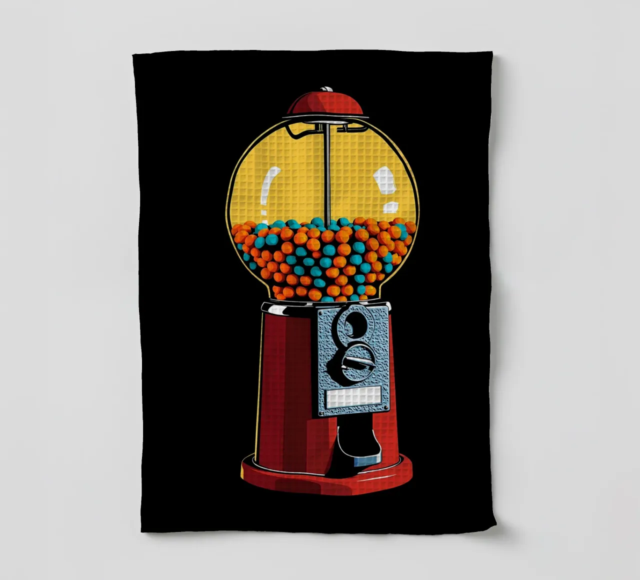 Machine à gommes - Pop Art torchon de ColorCrash Gallery