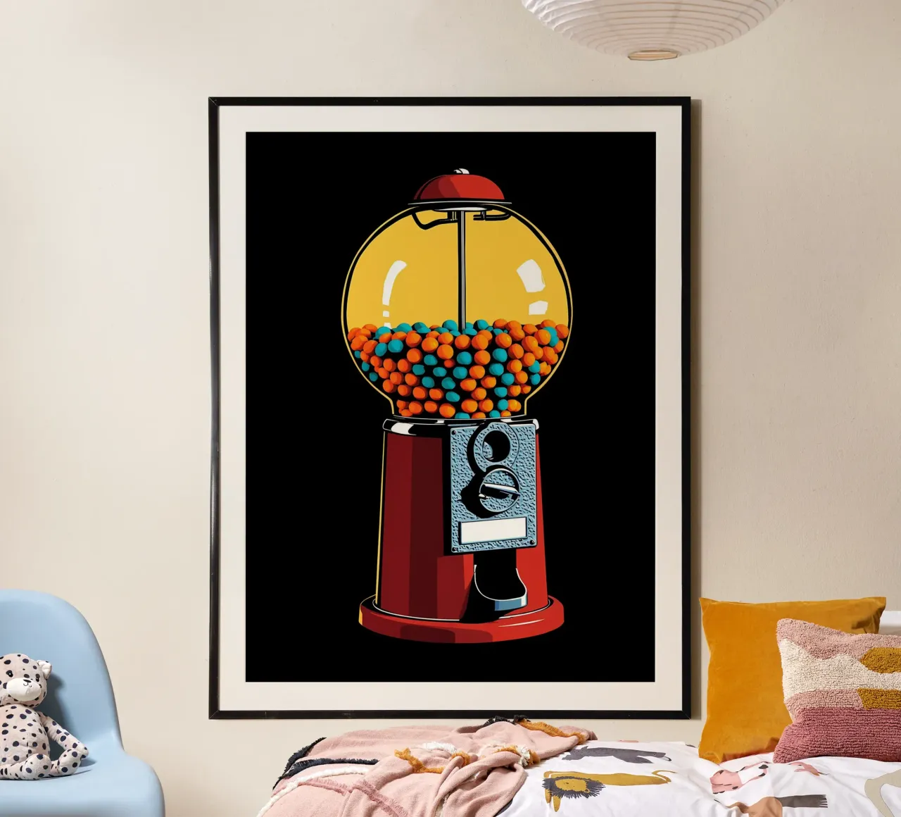 Machine à gommes - Pop Art hahnemühle de ColorCrash Gallery