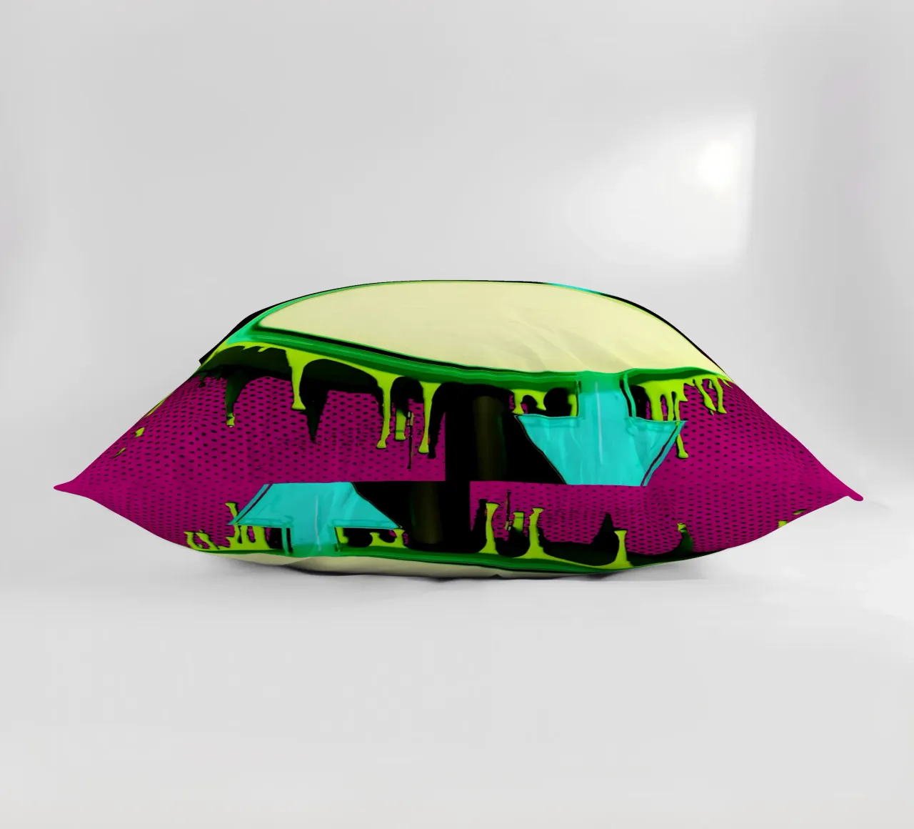 Segno su e giù - Pop Art cuscino da ColorCrash Gallery