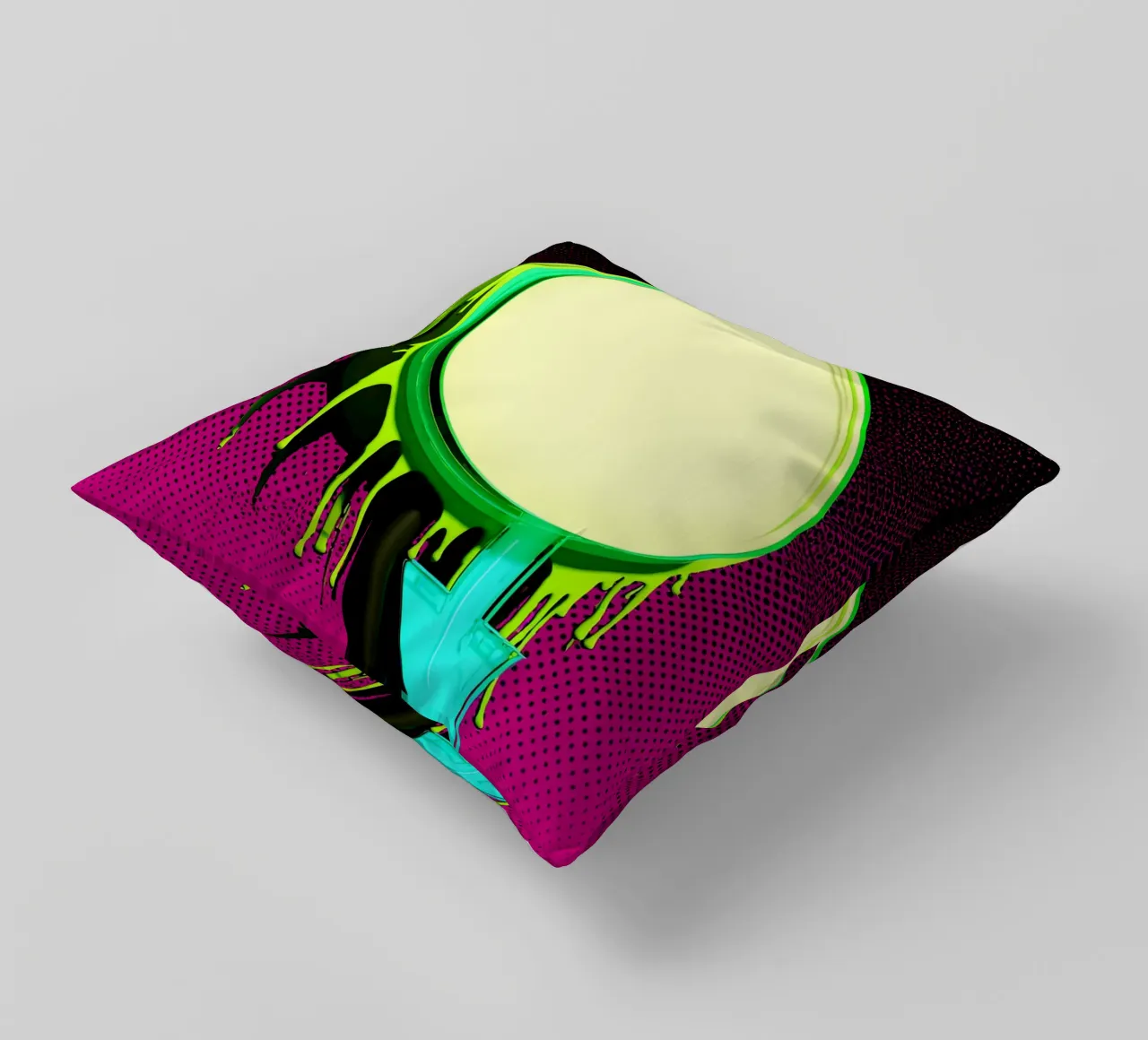 Segno su e giù - Pop Art cuscino da ColorCrash Gallery