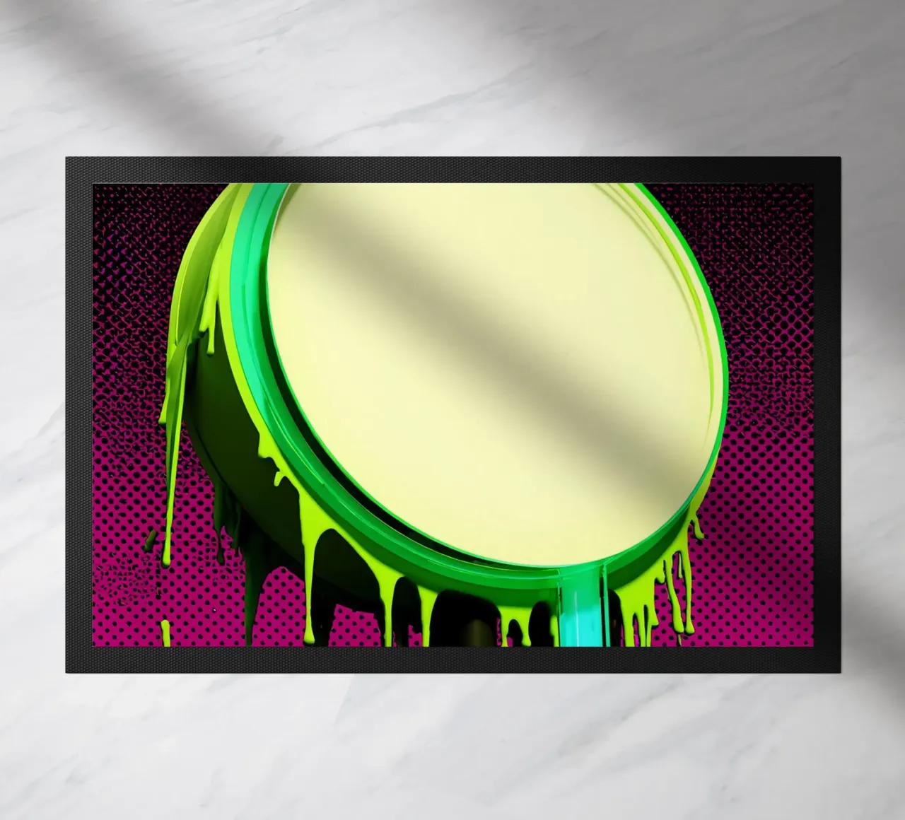 Segno su e giù - Pop Art zerbino da ColorCrash Gallery