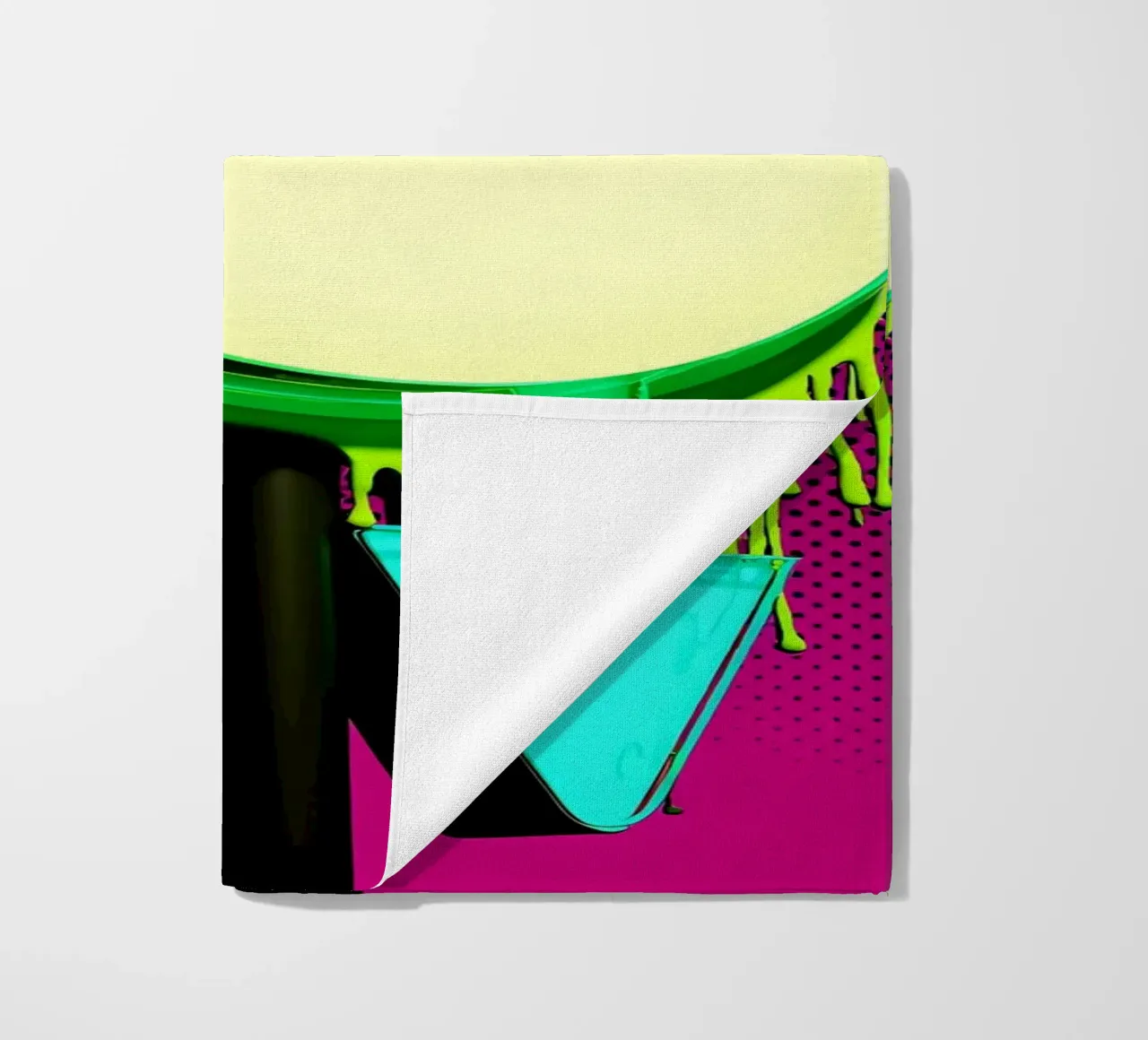 Segno su e giù - Pop Art telo mare da ColorCrash Gallery
