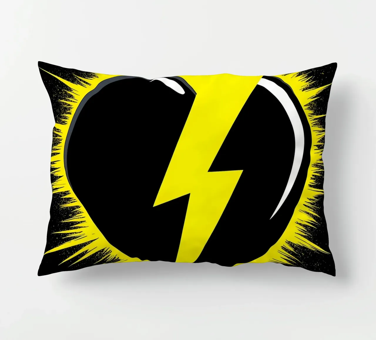 Cuore di fulmine - Pop Art cuscino da ColorCrash Gallery