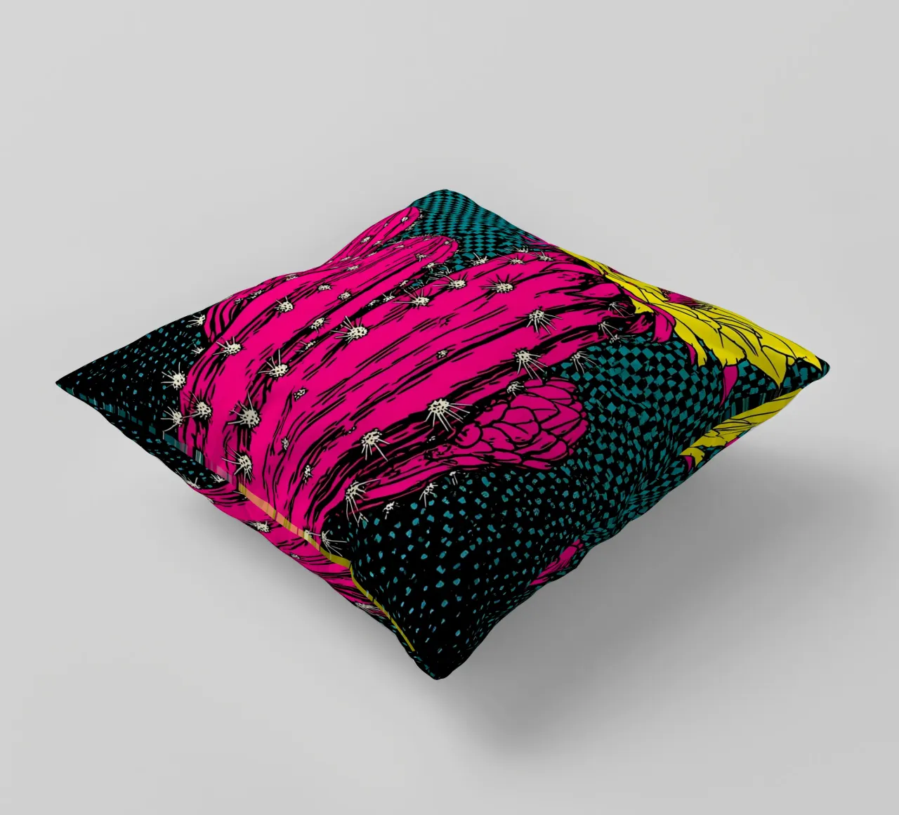 Cactus - Pop Art cuscino da ColorCrash Gallery