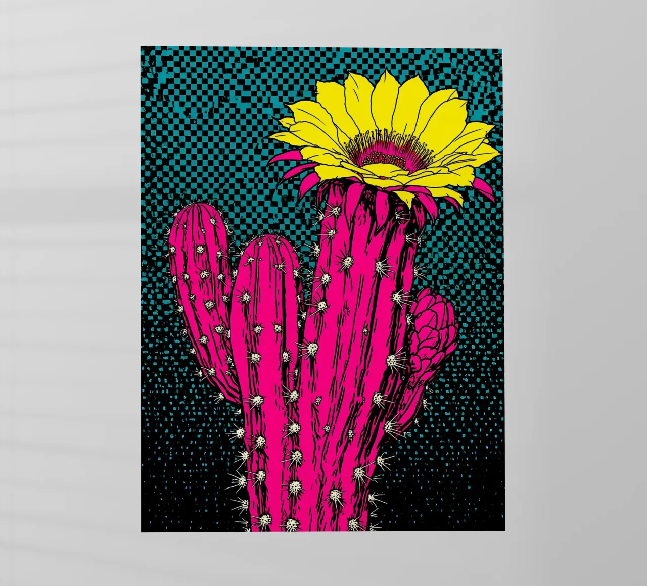 Cactus - Pop Art pellicola backlit da ColorCrash Gallery