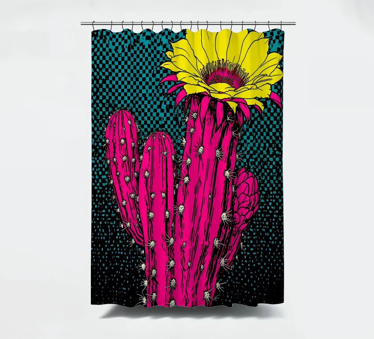 Cactus - Pop Art tenda da doccia da ColorCrash Gallery