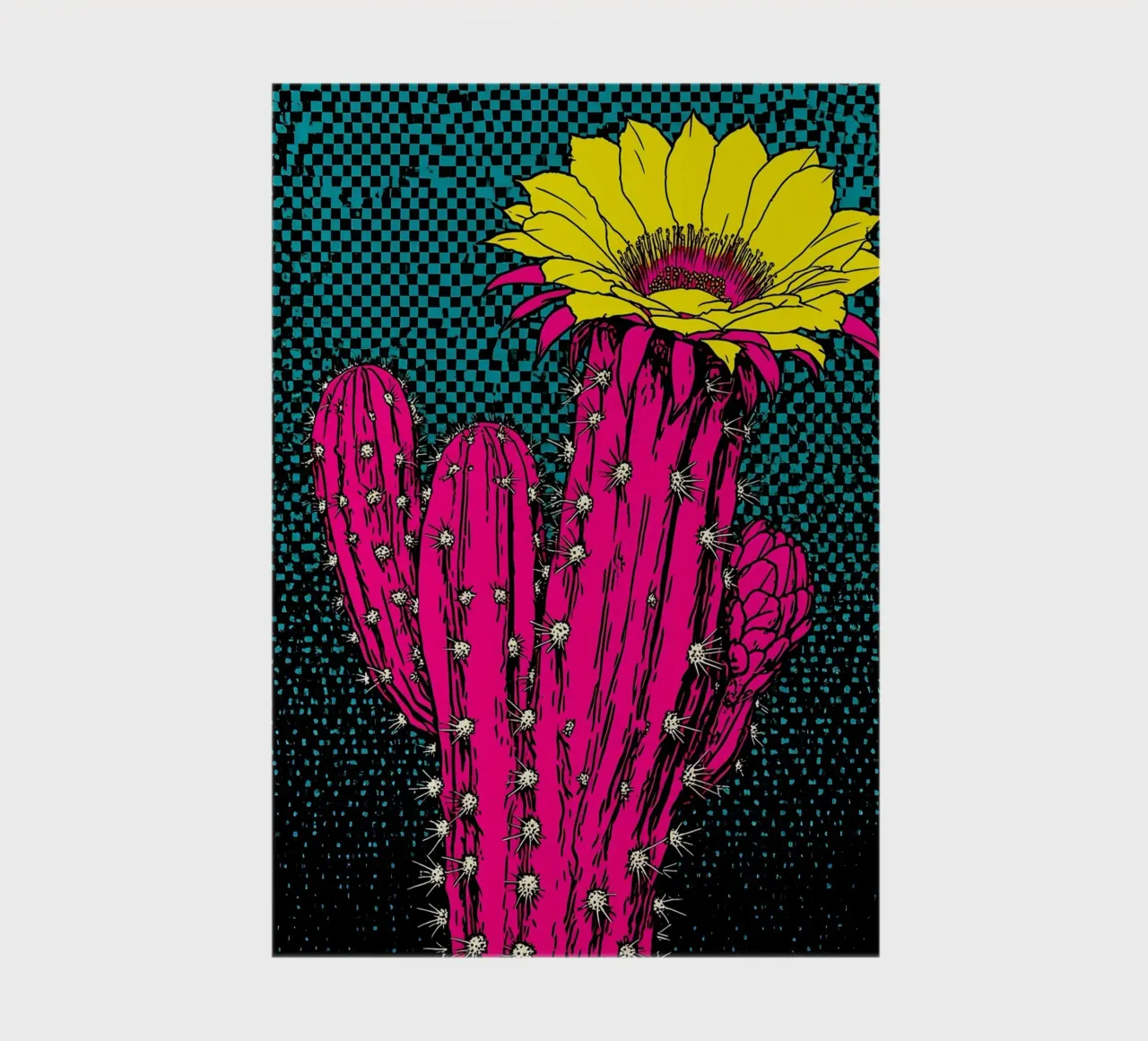 Cactus - Pop Art notebook by ColorCrash Gallery