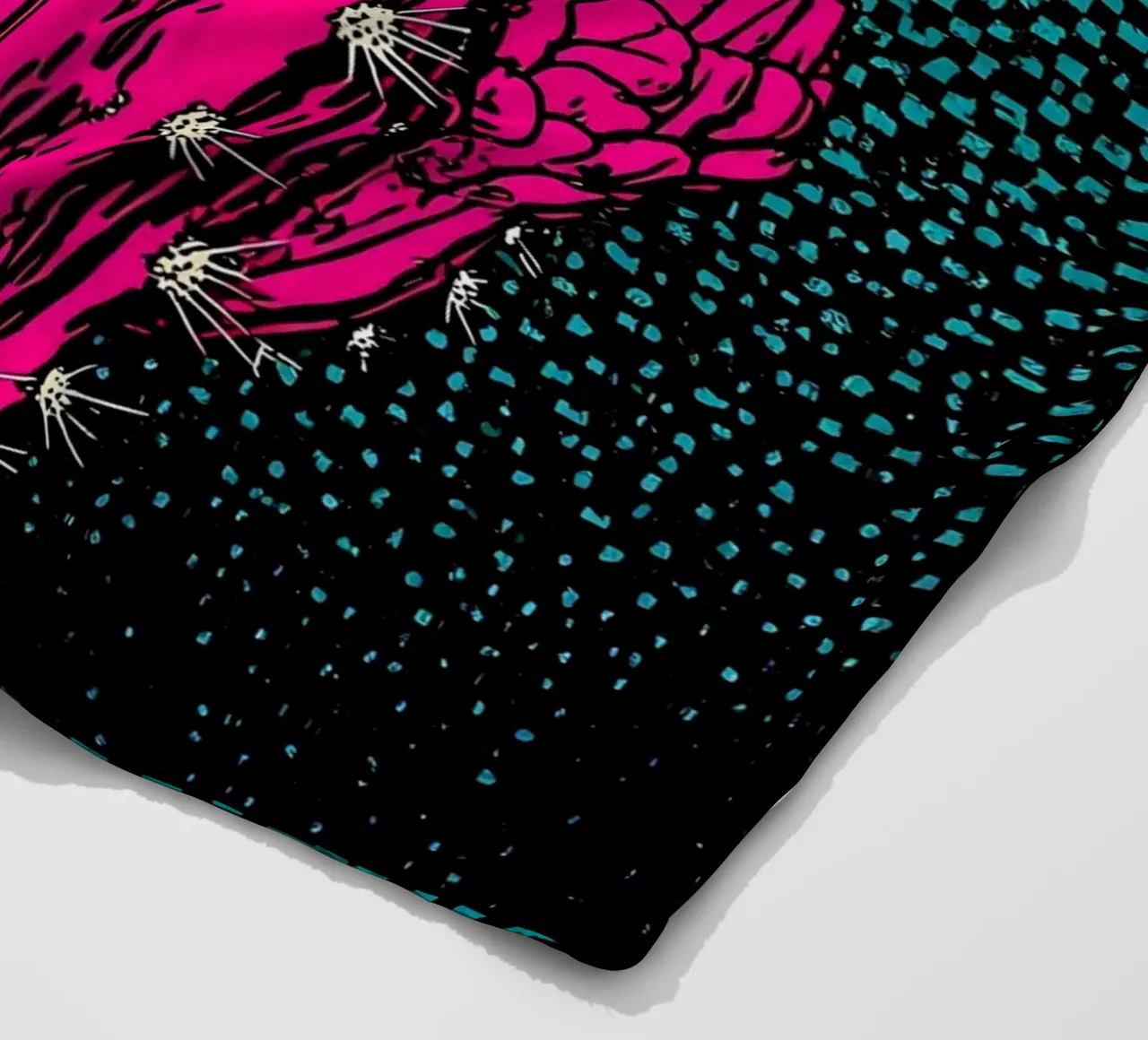 Cactus - Pop Art coperta in pile da ColorCrash Gallery