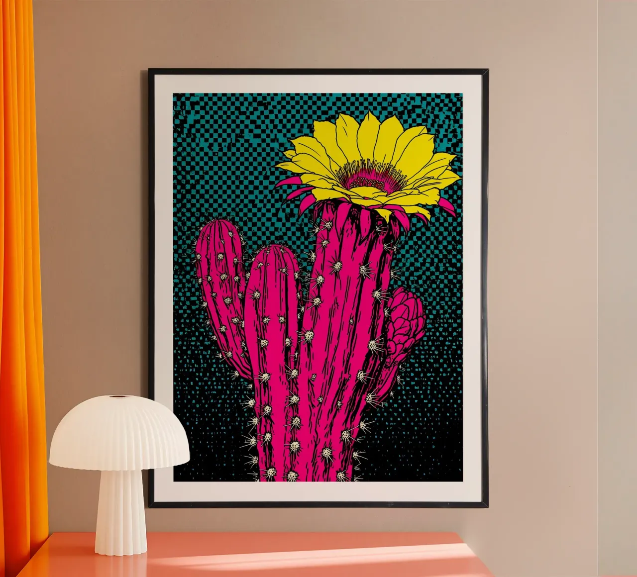 Cactus - Pop Art carta hahnemühle da ColorCrash Gallery