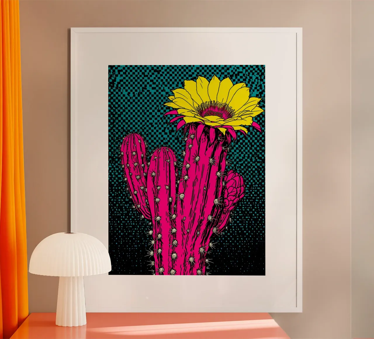 Cactus - Pop Art carta hahnemühle da ColorCrash Gallery