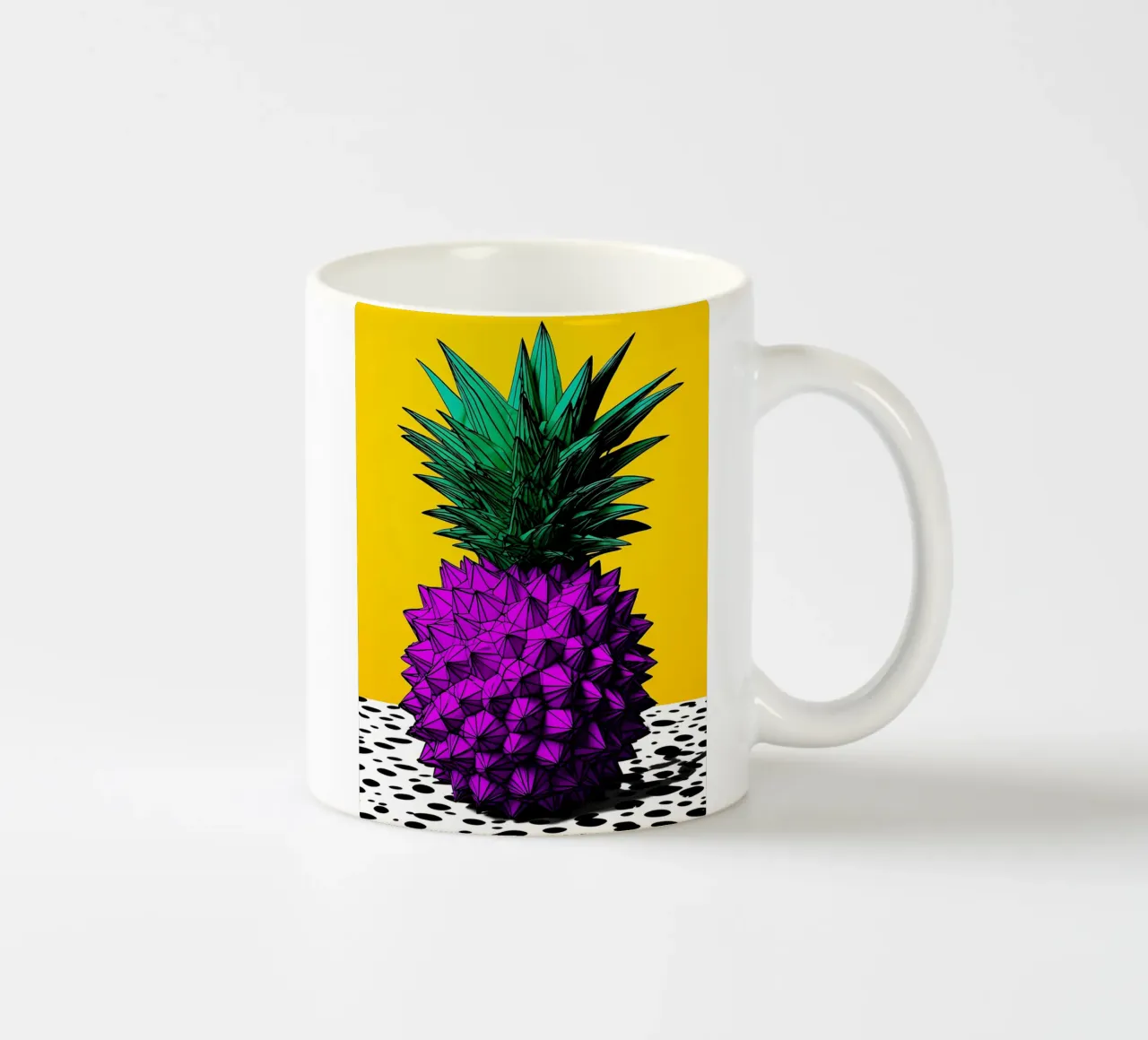 Ananas - Pop Art tazza in ceramica da ColorCrash Gallery