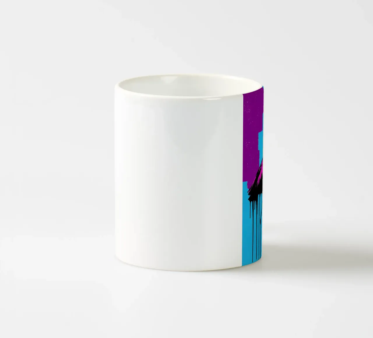 Flamingo druipend - Pop-art keramische mok van ColorCrash Gallery