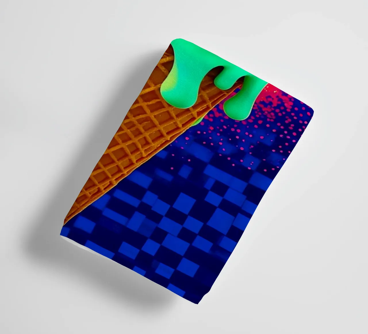Ice Cream Cone - Pop Art towel by ColorCrash Gallery
