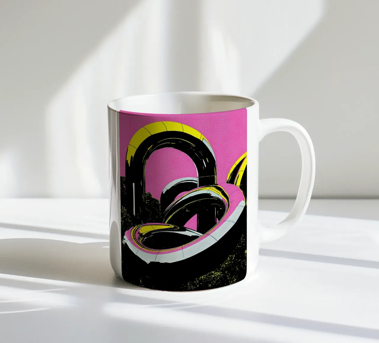 Scivolo d'acqua - Pop Art tazza in ceramica da ColorCrash Gallery
