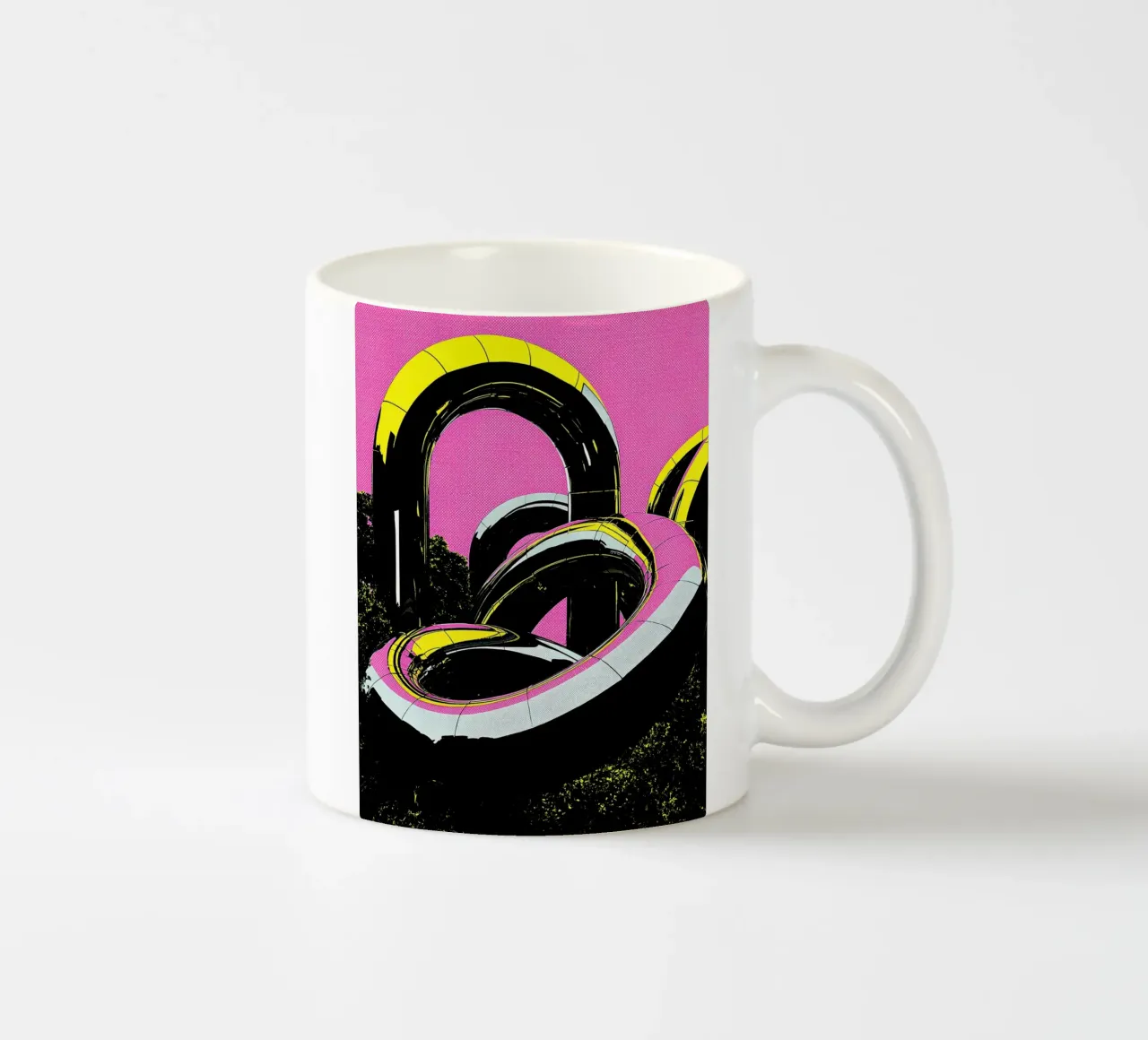 Scivolo d'acqua - Pop Art tazza in ceramica da ColorCrash Gallery
