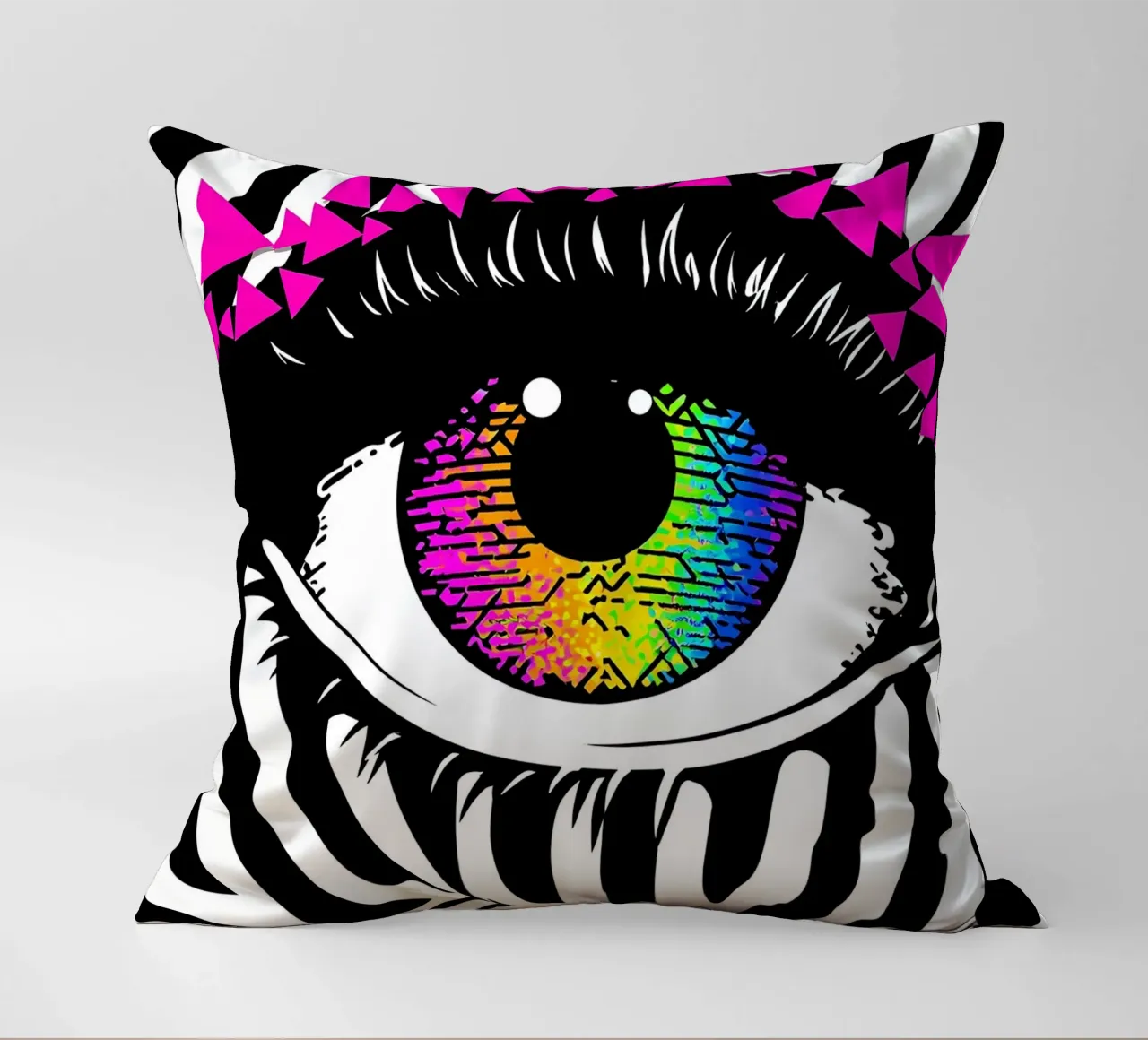 Occhio - Pop Art cuscino da ColorCrash Gallery