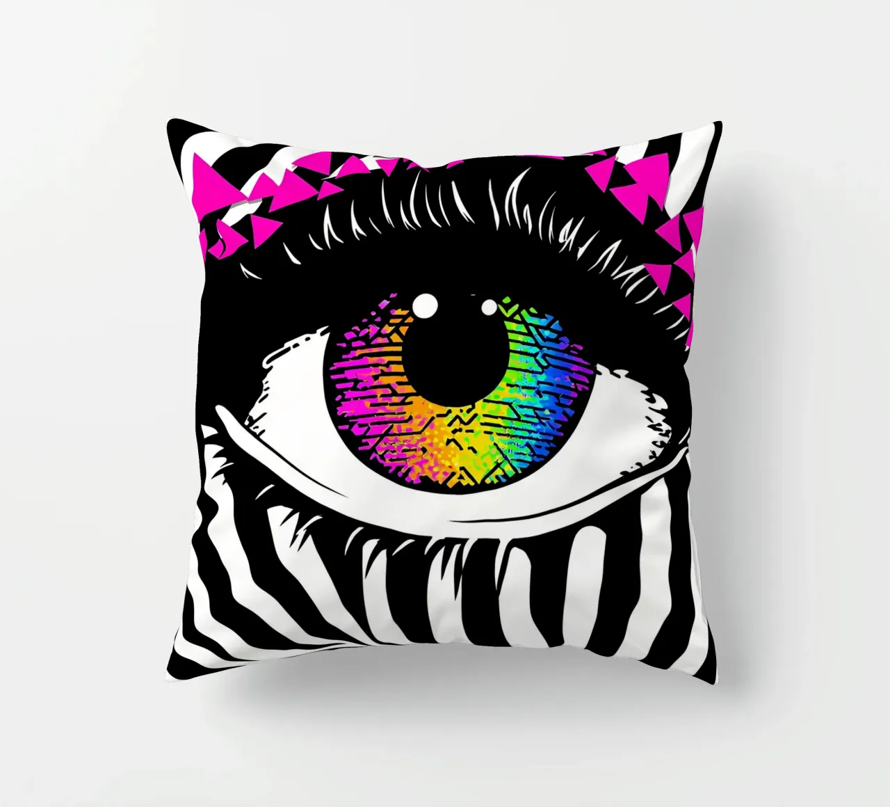 Occhio - Pop Art cuscino da ColorCrash Gallery