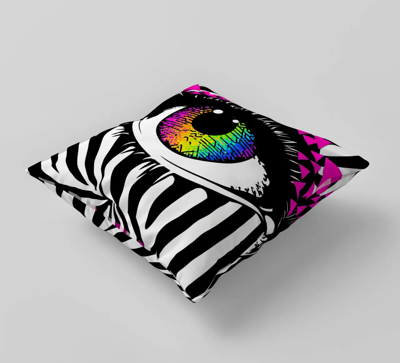 Occhio - Pop Art cuscino da ColorCrash Gallery