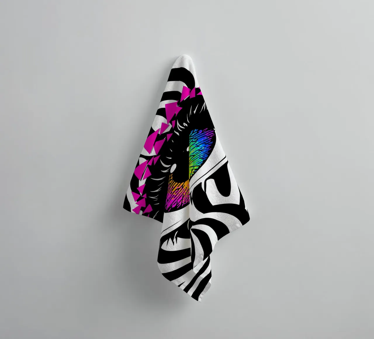 Occhio - Pop Art asciugamano da bagno da ColorCrash Gallery