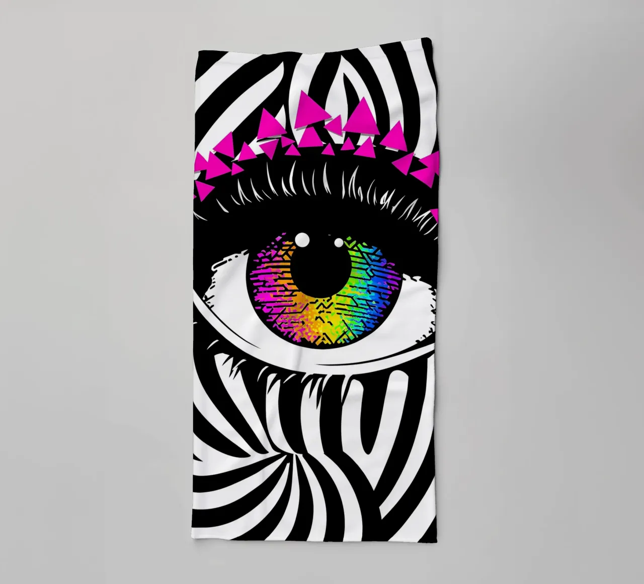 Occhio - Pop Art asciugamano da bagno da ColorCrash Gallery