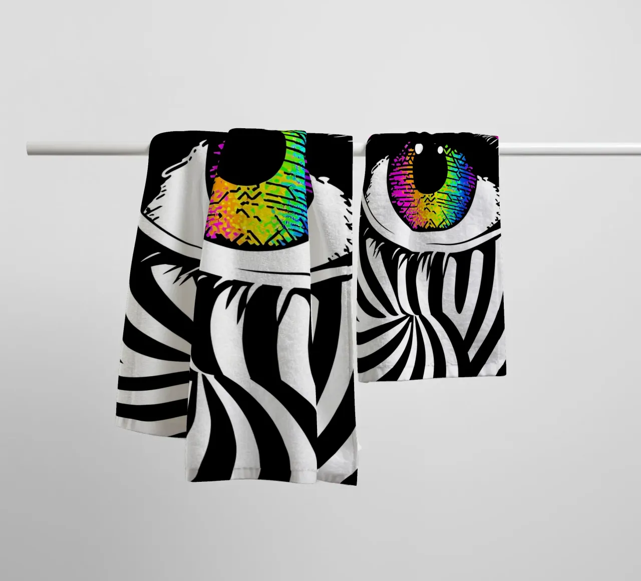 Occhio - Pop Art asciugamano da bagno da ColorCrash Gallery