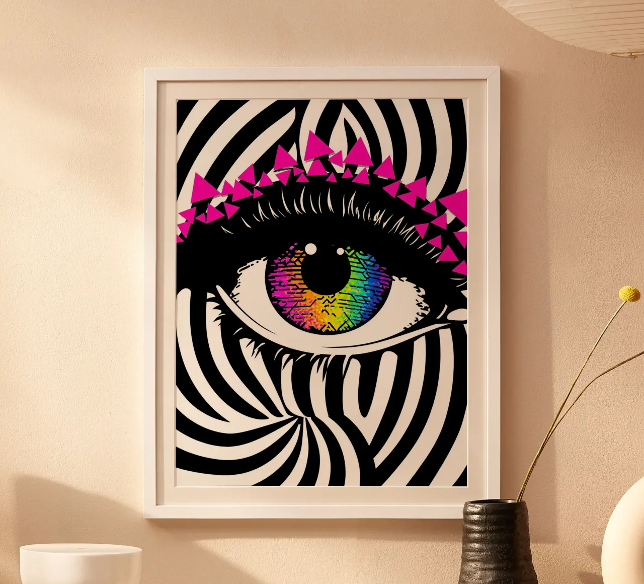 Occhio - Pop Art carta hahnemühle da ColorCrash Gallery