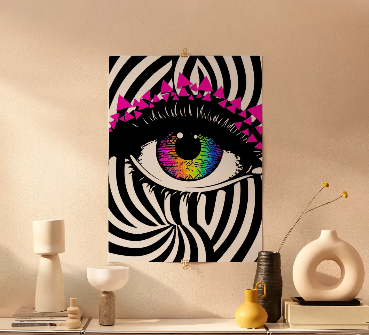 Occhio - Pop Art carta hahnemühle da ColorCrash Gallery