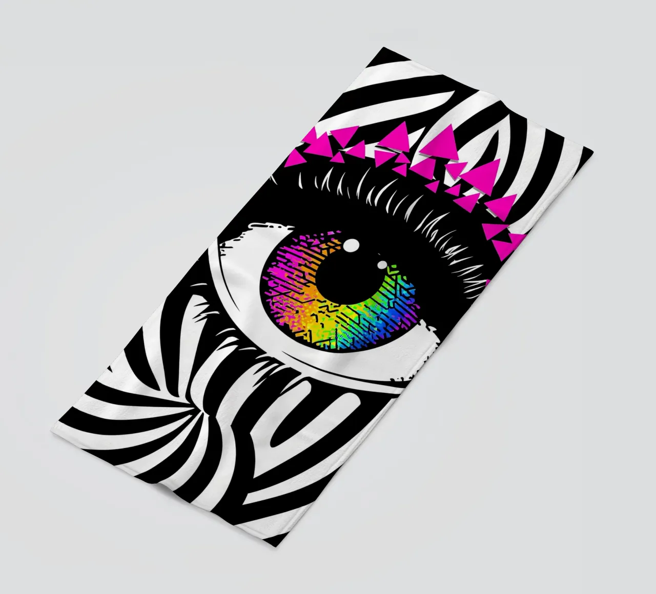 Occhio - Pop Art telo mare da ColorCrash Gallery