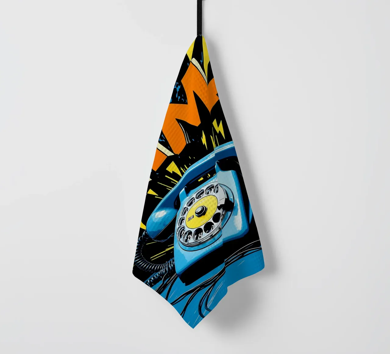 Telefono retrò - Pop Art canovaccio da cucina da ColorCrash Gallery