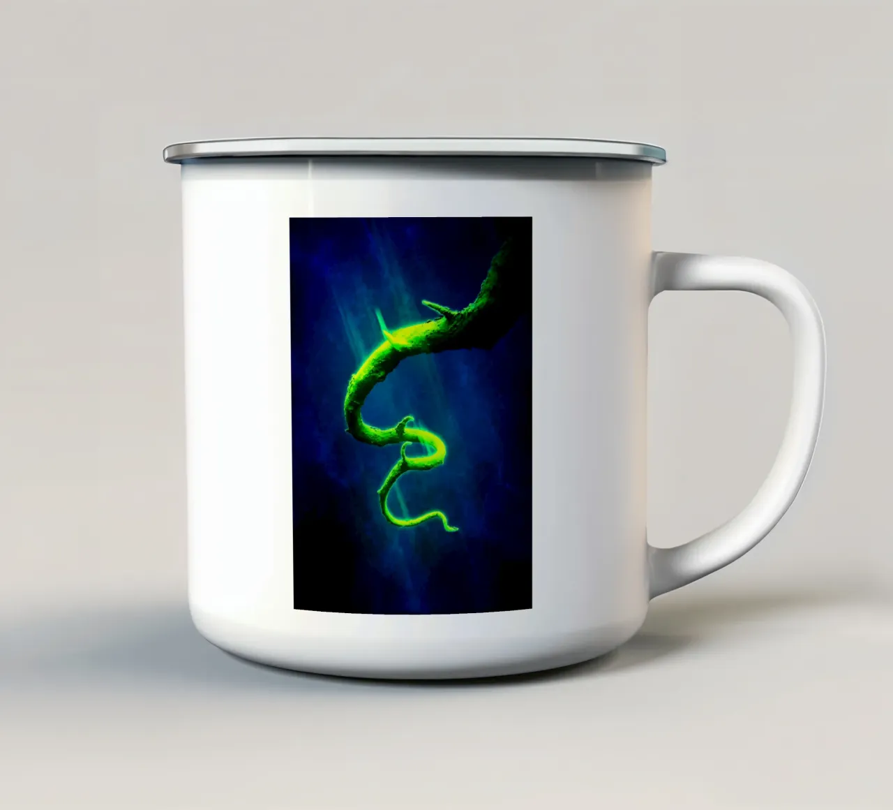 Vino incandescente - Pop Art tazza in smalto da ColorCrash Gallery