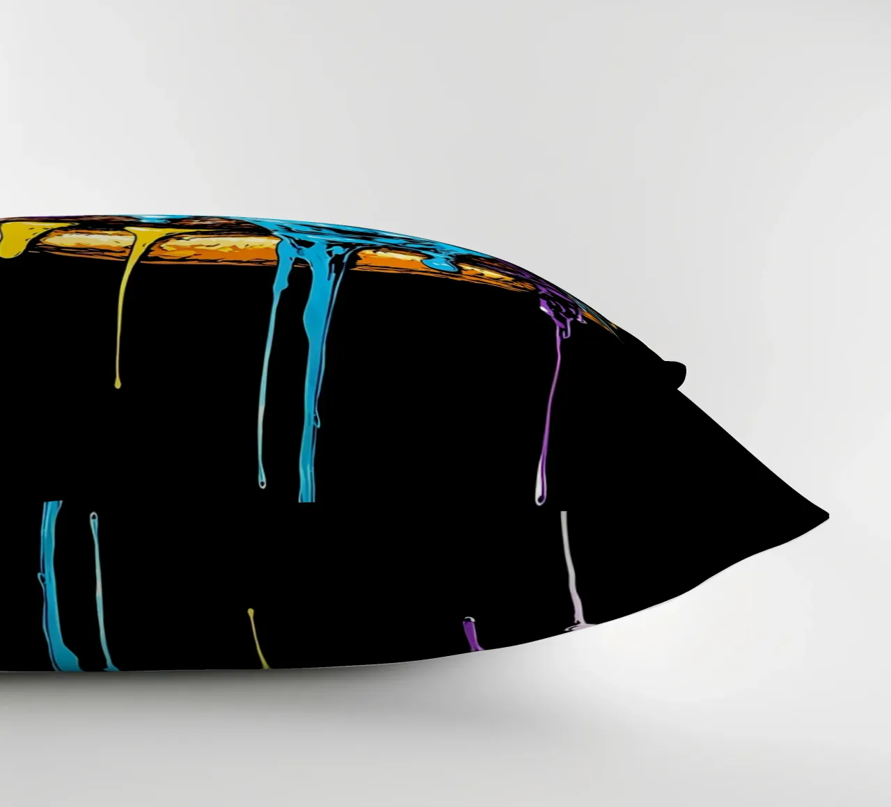 Burger in fusione - Pop Art cuscino da ColorCrash Gallery